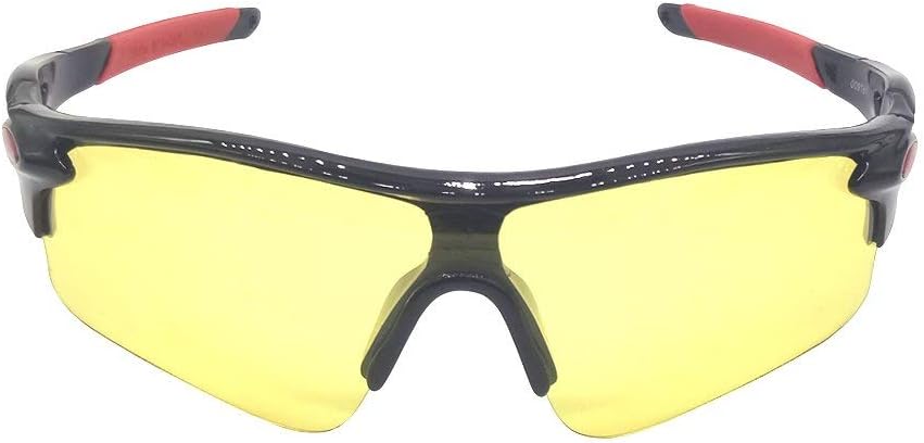 MINGZE Safety Glasses with Clear Anti Fog Scratch Resistant Wrap-Around Lenses and No-Slip Grips, UV Protection