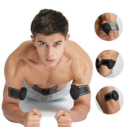MR.ICE Abs Muscle Toner Abdominal Stimulator Training, Fat Burner for Abdomen, Belly, Arm, Leg, Waist, EMS Body Gym Workout Home Office Fitness Massage Equipment for Men Women