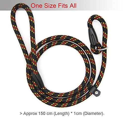 Coolrunner Durable Dog Slip Rope Leash, 5 FT Dog Training Leash, Strong