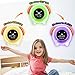 KUUOTE Kids Alarm Clock, Children Sleep Training Clock with 7 Changing Colors Teach Girls Boys Toddlers Time to Wake, Night Light Clock with 2400mAh Rechargeable Battery USB Charging, Orange