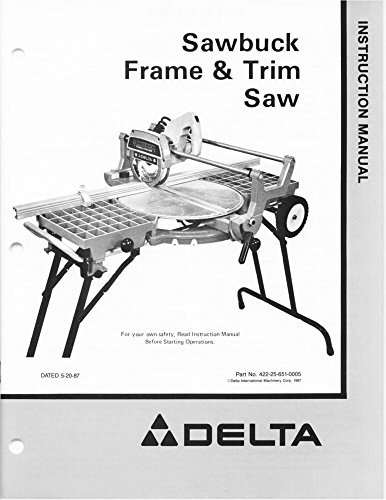 Delta Sawbuck Frame \u0026 Trim Saw 
