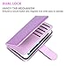 iPhone 8 Plus Case,iPhone 7 Plus Case,Dailylux iPhone 7 Plus Wallet Case PU Leather+TPU inner shell Flip Case With 9 Card Slot Luxury Bling Cover for iPhone 8 Plus/7 Plus 5.5inch-Glitter Purple