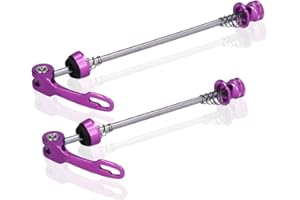 Pack of 2 Quick Release Skewers Ultralight Front & Rear Bike Quick Release Skewers for Mountain Bicycle