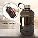 Half Gallon Water Bottle 64oz + 24oz Protein Shaker Bottle & Mixing Ball For Indoor/Outdoor Workouts, BPA & DEHP Free, Leak and Spill Proof, Sports Bottle, Large Jug 1.89L, For Gym Hiking Bodybuilding