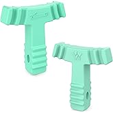 Chewies for Invisalign Aligners 2-Pack, Orthodontic Aligner Chewies for Invisible Braces, Denture & Retainer, Medical Grade Silicone Aligner Seaters & Chew Tools, Durable & Reusable (Mint Green)