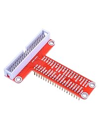 Kuman RPI GPIO Breakout Expansion Board + Ribbon Cable + Assembled T Tipo GPIO Adapter 20 cm FC40 40Pin Flat Ribbon Cable 3 para Raspberry Pi 2 Model B & B SC05