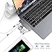 OneOdio FREEGENE USB C Hub,Aluminum Pass-Through Charging Type-c Hub with 40Gbs Thunderbolt 3, USB 3.0 Port, USB 2.0 Port for New 13