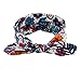 Yeshan Women and Girls Stretch Rabbit Bow Headbands/Bandana/Turban/Headwrap Twisted Yoga Hairband,pack of 6