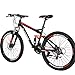 Eurobike Full Suspension Mountain Bike 21 Speed Bicycle 27.5 inches Mens MTB Disc Brakes Orange (Aluminum-Alloy Rims)thumb 2