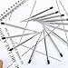 Tatuo 30 Pack Replaceable Ballpoint Pen Refills Metal Refill Smooth Writing Ball Point Pen Refills (Black)
