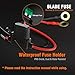Primelux Universal Relay Wiring Harness for LED Light Bars Driving Lights Fog Lights Work Lights (1 Lead(1x25A,14AWG))