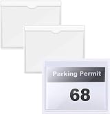 Guagua Parking Permit Holder 2 Pack 10.5 x 10.5 cm Clear Water Resistant view 5