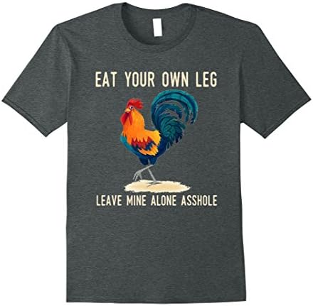 Mens Vegan Shirts Eat Your Own Leg Friends Not Food T Shirt Medium Dark Heather