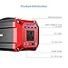 POWERADD PowerCenter II Power Station Portable Generator, 270Wh Emergency Backup Lithium Battery, 110V/300W Power Source with AC Power Inverter for Outdoors Camping Travel Fishing Hunting