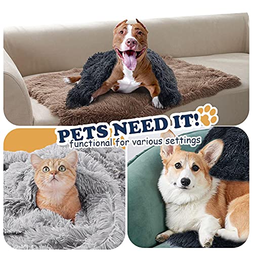 Furry Puppy Blanket Faux Fur Dog Blankets Soft Warm Small Pet Cat Throw