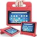 AVAWO Shock Proof Case for Fire HD 8 2017/2018 (Previous Generation)- Kids Shockproof Convertible Handle Light Weight Protective Case for Fire HD 8-inch (7th/8th Generation, 2017/2018 Release), Red