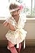 Baby Girls Lovely Ruffle Lace Collar Bodysuit with Headband (9M, Beige)