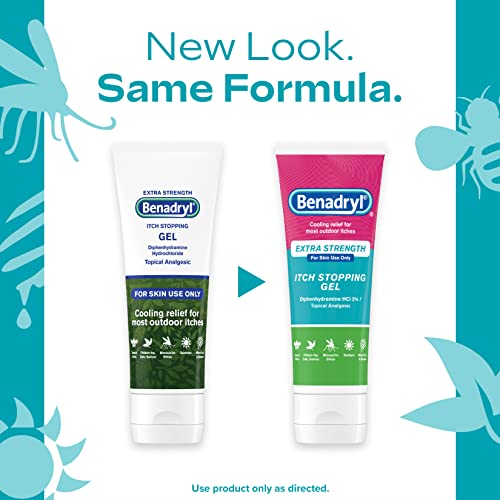 Benadryl Extra Strength AntiItch Topical Gel with 2 Diphenhydramine