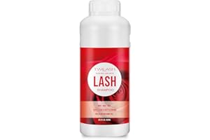 TWILASH BY DLY 600ml Lash Shampoo Bulk, Eyelash Cleanser for Extensions, Safe Makeup Remover, Non-irritating or Burning Formula Eyelid Foaming Cleanser Best for Professional Salon and Home Use (Rose)