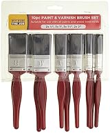 Fit For The Job 10 pc Paint Brush Set Mixed Sizes 0.5" 1" 1.5" 2" view 10