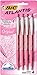 BIC Atlantis Original Retractable Ball Pen Supporting Susan G. Komen, Medium Point (1.0 mm), Pink, 4-Count