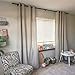 Rose Home Fashion 1 Inch Curtain Rods with Cap Finials 72 to 144-Inch, 1 Inch Curtain Rod, 1 inch Curtain rods, Rustic Curtain Rod, Curtain Rods for Windows 66 to 120 Inch: Black