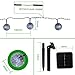 Dephen Solar String Lights - 15ft Outdoor 20LED Christmas Lights, Waterproof Warm White Moroccan for Patio Garden Party Festival Xmas Tree