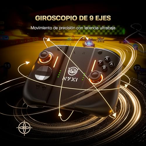 NYXI Hyperion 3 Control Switch 2 – El Primer Control Inalámbrico Third-Party para Switch 2 del Mundo, Giroscopio de 9 Ejes, con Botones Mecánicos, Joysticks Hall Effect de Alta Precisión, Vibración Regulable y 2 Botones Traseros Programables