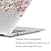 GMYLE MacBook Air 13 Inch Case A1466 A1369 Old Version 2010 2017, Hard Shell Plastic Clear Crystal Glossy Snap On Cover (Sakura Floral)