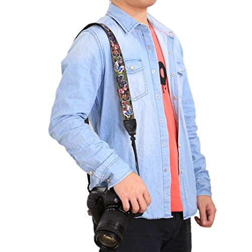 MChoice Soft Multi-Color Universal Camcorder Camera Shoulder Strap Neck Belt for DSLR (A)