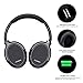 Ausdom ANC7 Active Noise Cancelling Wireless Bluetooth Headphone - Best Bass & Quiet Comfort,Black