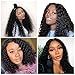 V SHOW Hair Curly Lace Front Wigs Human Hair with Baby Hair Pre Plucked Water Wave Wet and Wavy Virgin Vshow Hair Lace Wigs 22 Inches for Black Women