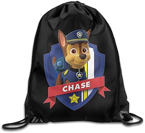 Paw Patrol Nylon Drawstring Sack Bag Home Travel Sport Storage