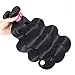 ULOVE HAIR Brazilian Virgin Hair Body Wave 3 Bundles Remy Human Hair 100% Unprocessed Hair Extensions Natural Color (14 16 18Inch)