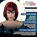 United States of Oh My Gosh #1 Red and Black Vampire Bob Wig - Top Halloween Costume Hair