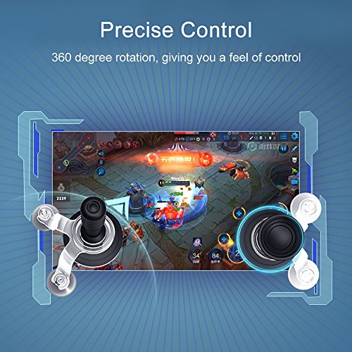 ElementDigital Hand Grip Joystick Phone Holder for iPad Android Phone Games Tablet Games Phone Game Controller Mobile Game Joystick Game Sucker Hand Touch Button