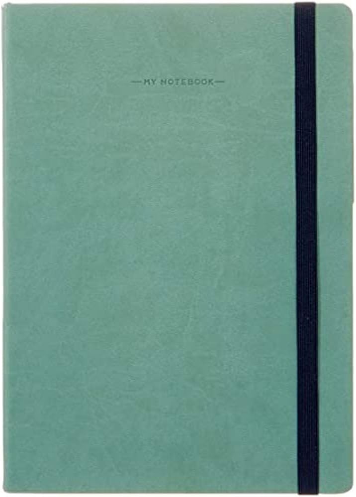 Legami MYNOT0135 Large Notebook, White Sheet, Vintage Green