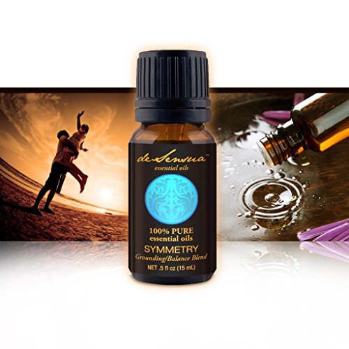 Stress Relief Essential Oil Blend, Symmetry - Compare to Young Living Valor & Doterra Balance - Popular for Anxiety and Sleep Aid. Aromatherapy Oils are the Best Stress Relief Gifts
