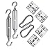 Rainleaf Shade Sail Stainless Steel Hardware Kit for Rectangle and Square Sail