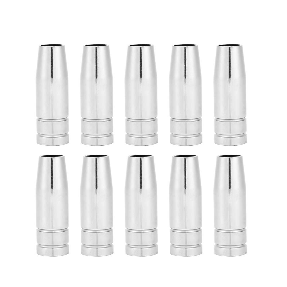 Raguso mig Shroud mb25 15AK 10pcs Nozzles MIG Welder Consumable Accessory Fit for 15AK Torch Gun