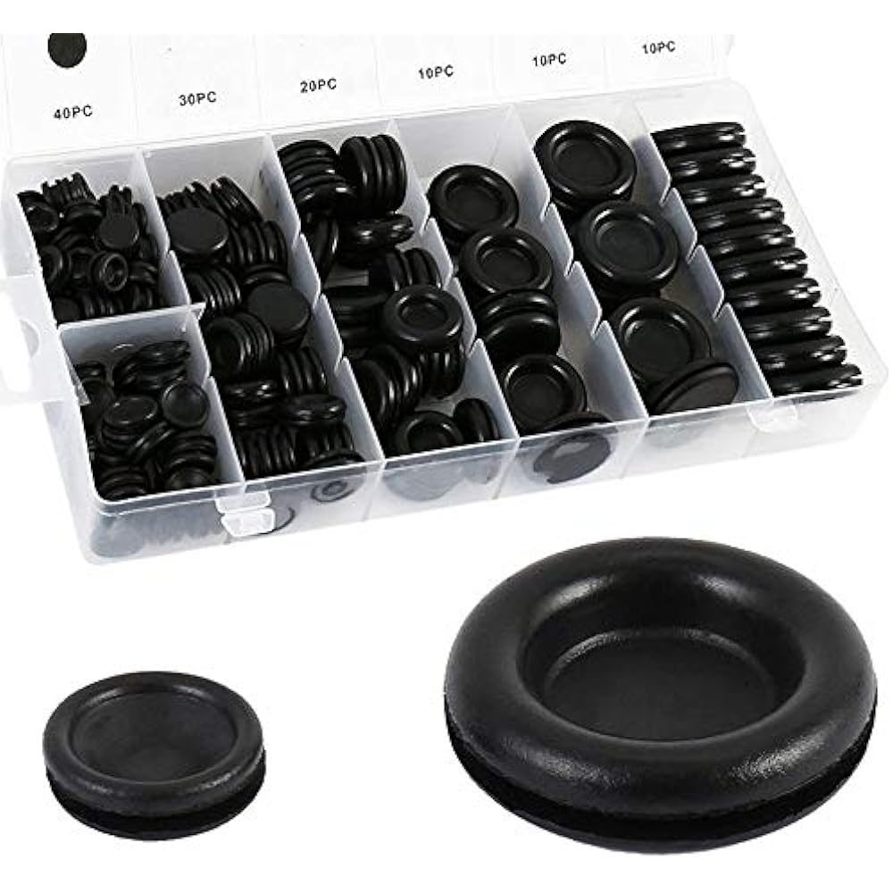 Pc Rubber Grommet Assortment Firewall Hole Plug Set Electrical Wire