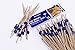 Royal 4.75 Inch Blue Bamboo Ball Picks, Package of 100