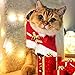 Pet Christmas Cloak Costume with Bells Soft Thick Fabric Pet Clothes Apparel Outfit Dress-up for Puppy Kitten Small Cats Dogs (S)