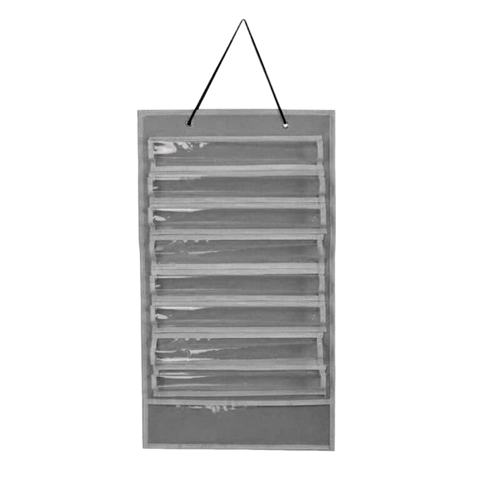 LOVIVER Martial Arts Belt Holder Hanging Display for eight belts, Hold 5 Medals, Taekwondo Belt Dust Proof Storage Roll Bags, Grey