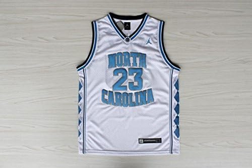 Dancelown Exclusive Basketball Jersey North Carolina Jersey, Collage Jersey North Carolina 23 White L