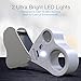 MagniPros 30X 60X LED Lighted Illuminated Jewelers Eye Loupe Jewelry Magnifier for Gems Jewelry Rocks Stamps Coins Watches Hobbies Antiques Models Photos