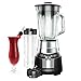 BLACK+DECKER BL1820SG-P FusionBlade Digital Blender with 6-Cup Glass Jar and 20 Ounce BPA-Free Portable Personal Blender Jar, Black/Stainless Steel Blender