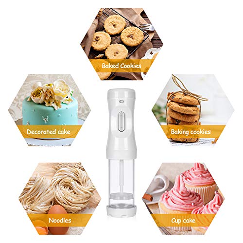 ORNOOU Electric Cookie Press Gun Handheld Cookie Press Maker Kit With
