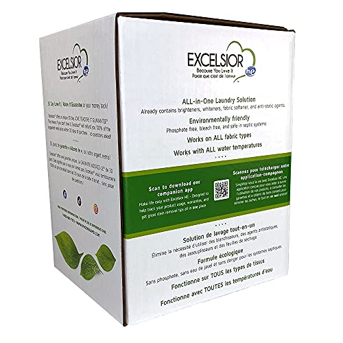 Excelsior Laundry Detergent with Stain Remover Concentrated Liquid Fresh Scent Eco