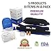 Complete Snoring Solution - 5 in 1 - Snore Mouthpiece, 4 Sets Nasal Dilators, Chin Strap, Sleeping Mask & Ear Plugs - Stop Snoring & Teeth Grinding with Anti Snoring Devices - Snore aid by DAN n RAK